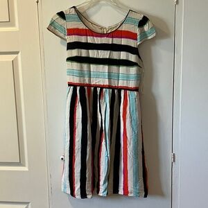 Maeve Multicolor Striped Midi Dress